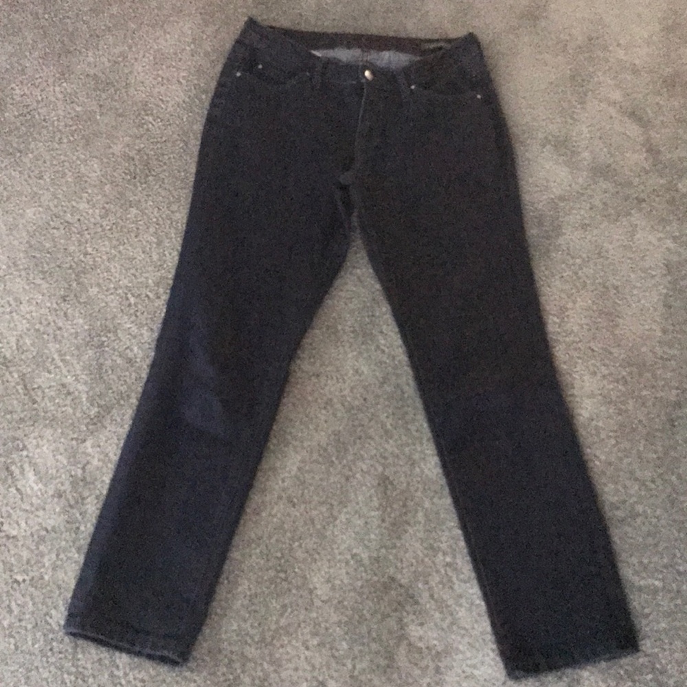 Dark blue jeans